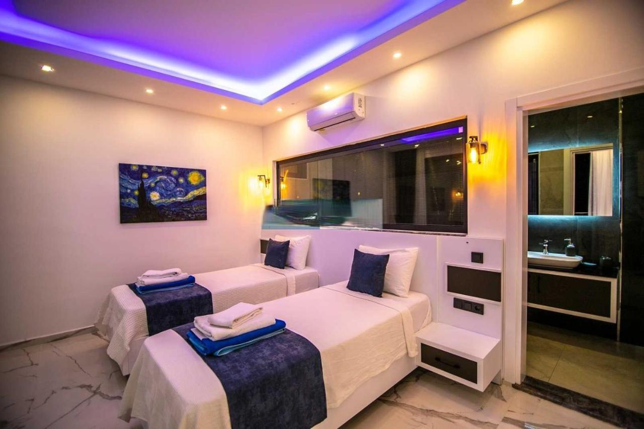 Villa Lycian-Kalkan 3 Bedroom-2 Jakuzzies-Sauna-Turkish Hamam-Huge Private Pool And Lovely Garden 카스 외부 사진